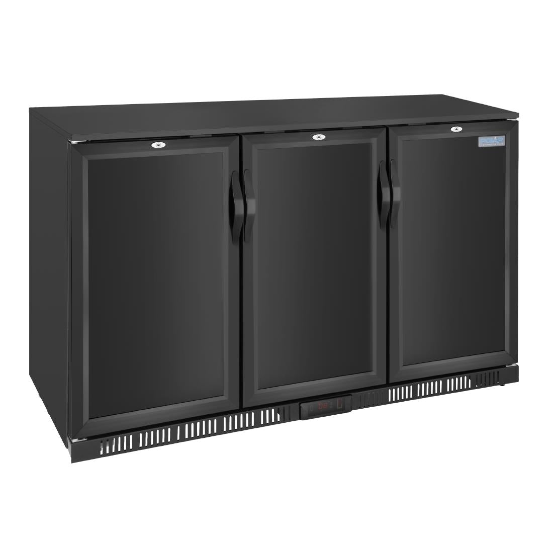 Polar G-series 850mm Triple Door Back Bar Cooler Solid Door 320 Ltr product image