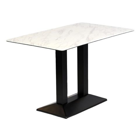 Turin Metal Base Rectangle Dining Table product image