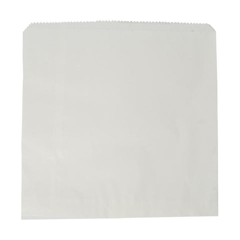 Vegware Paper White Kraft Flat Bag 7"x7" (Case of 1000)