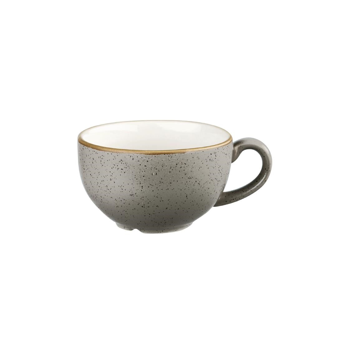 Churchill Stonecast Cappuccino Cup Peppercorn product image