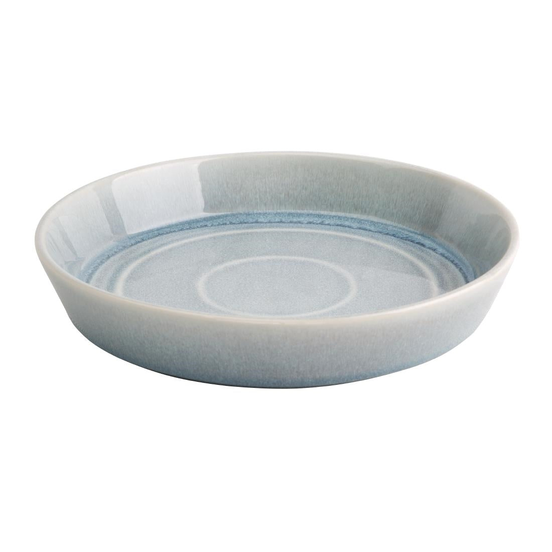 Olympia Cavolo Ice Blue Flat Round Bowl - product image