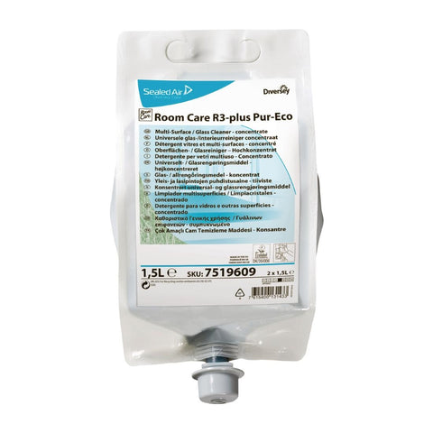 Room Care R3-plus Pur-Eco Glass and Multi-Surface Cleaner Concentrate 1.5Ltr