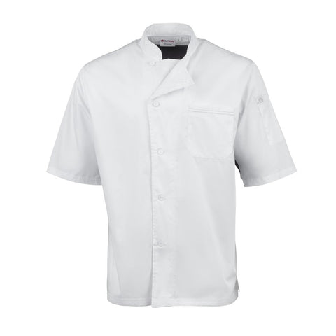 Chef Works Valais Signature Series Unisex Chefs Jacket White S