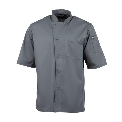 Chef Works Valais Signature Series Unisex Chefs Jacket Grey L