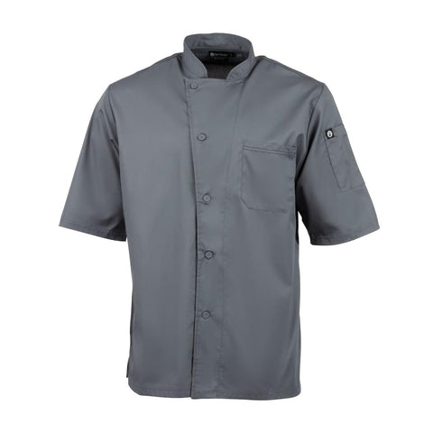 Chef Works Valais Signature Series Unisex Chefs Jacket Grey M