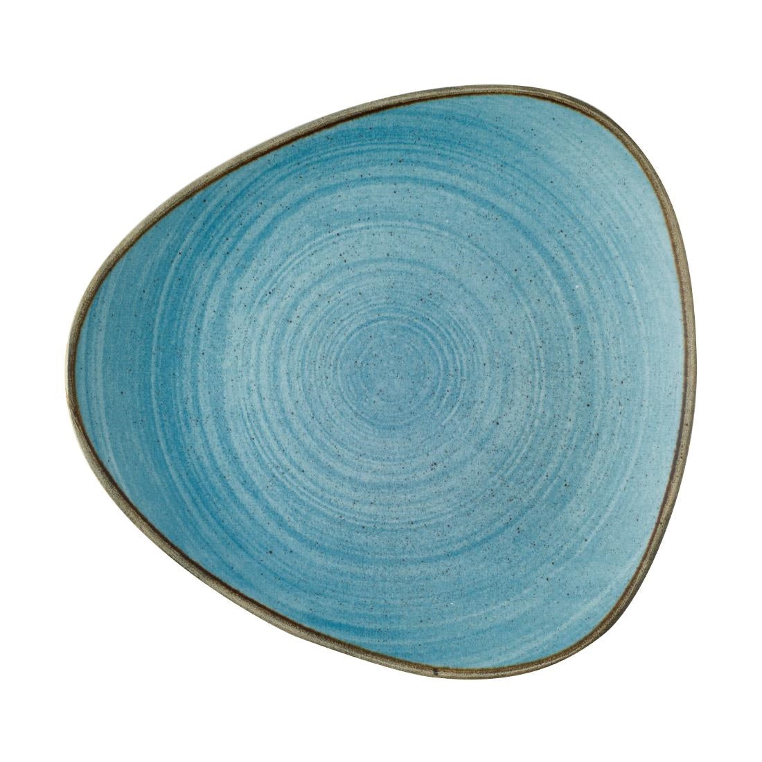 Churchill Stonecast Raw Lotus Plates Teal product image