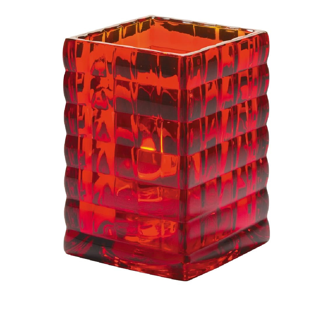 Hollowick Optic Block Ruby Glass Lamp 67mm x product image