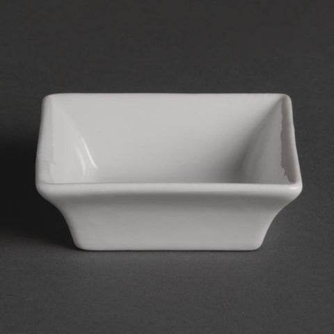 Olympia Whiteware Miniature Square Dishes product image