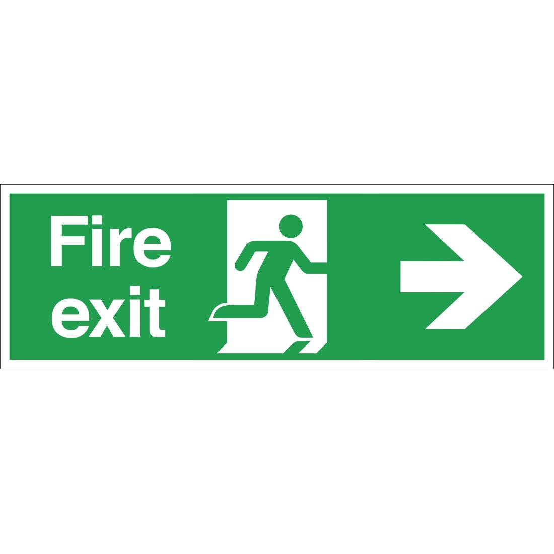 Fire Exit Sign Arrow Right product image