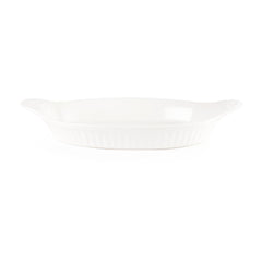 Churchill Oval Eared Dishes 190mm Porcelain White (Pack of 6)