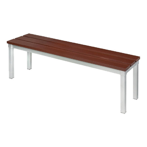 Enviro Outdoor Walnut Effect Faux Wood Bench product image