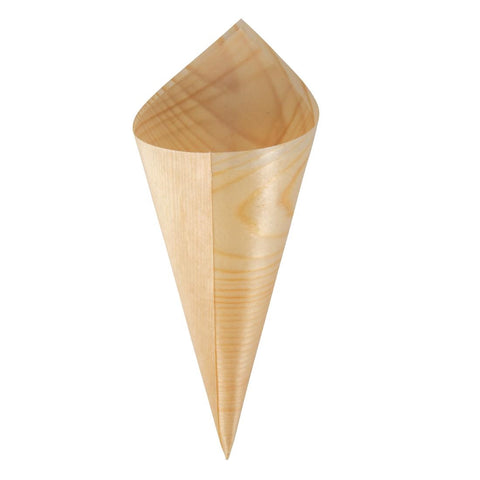 Fiesta Compostable Wooden Canape Cones 75mm product image