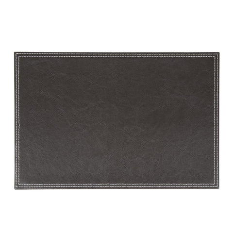 Olympia Faux Leather Placemats (Pack of 4)