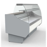 Coreco CVED-8-15-C 1525mm Wide Curved Glass Serveover Counter - Advantage Catering Equipment
