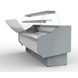 Coreco CVED-8-25-C 2525mm Wide Curved Glass Serveover Counter - Advantage Catering Equipment