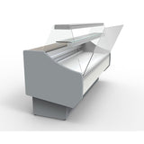 Coreco CVED-8-13-R 1305mm Wide Flat Glass Serveover Counter - Advantage Catering Equipment