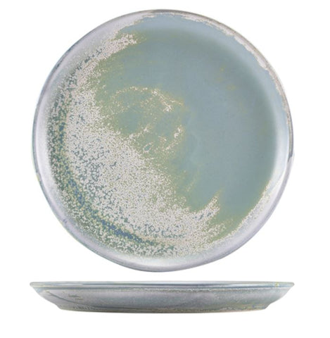 Genware CP-PSF27 Terra Porcelain Seafoam Coupe Plate 27.5cm - Pack of 6