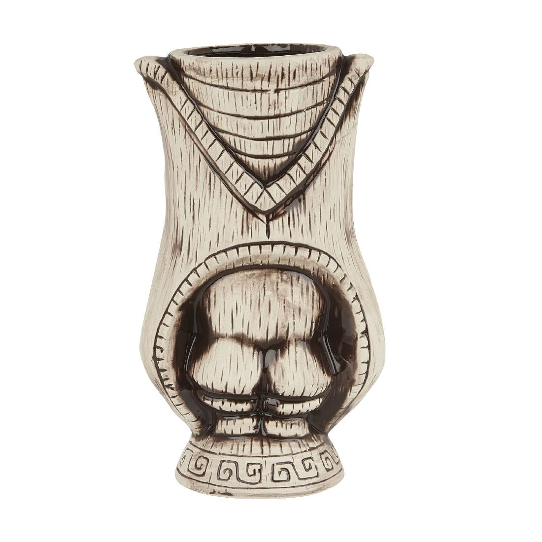 Beaumont Ceramic Kane Tiki Mug Coffee Brown product image