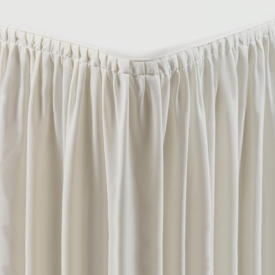 Table Top Cream Cover & Skirting - Plissé product image