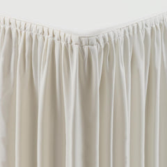 Table Top Cream Cover & Skirting Plissé Style – Dena