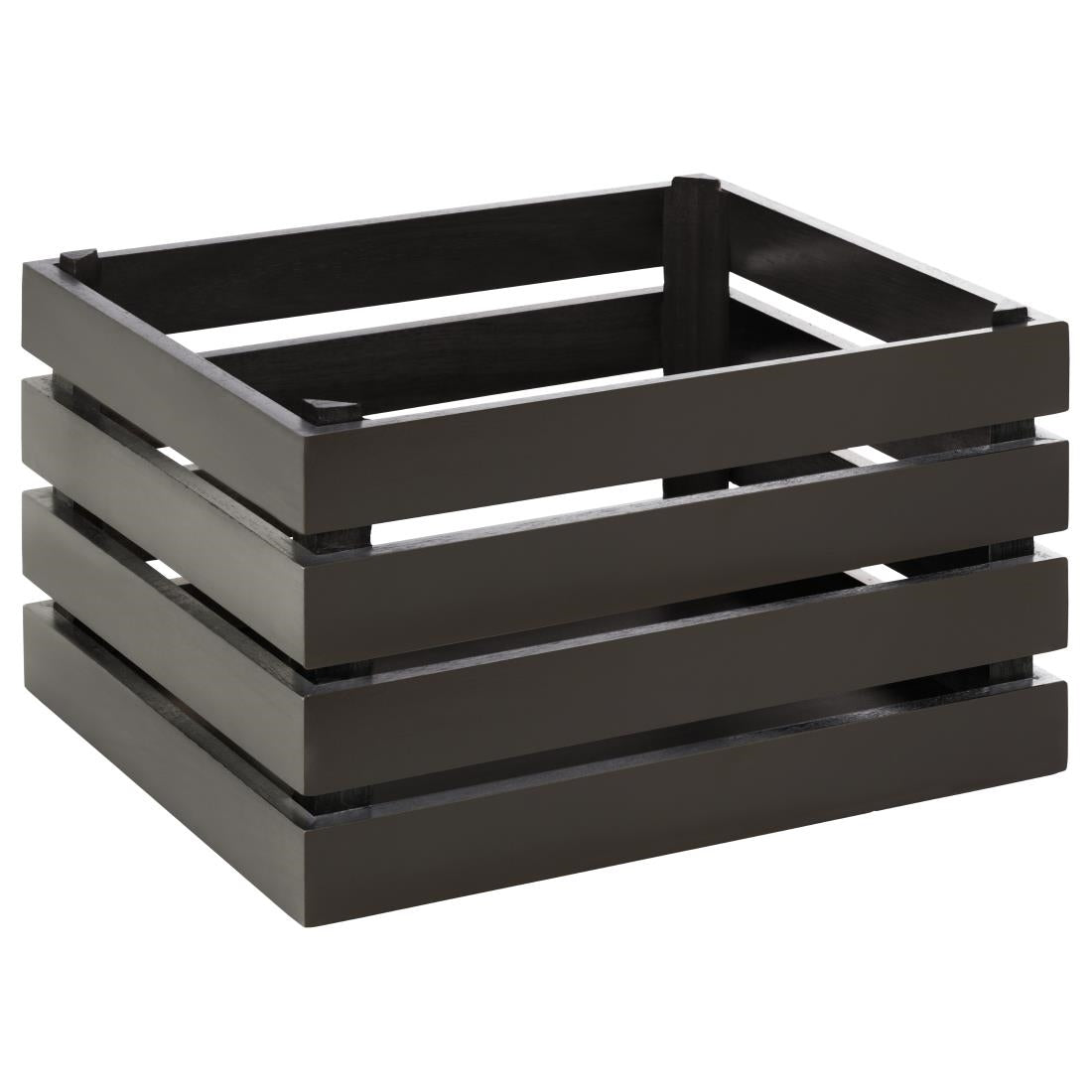 APS Superbox Coated Wooden Crate Black 350 x product image