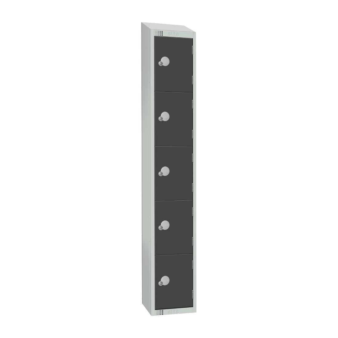 Elite Five Door Padlock Locker Graphite Grey product image