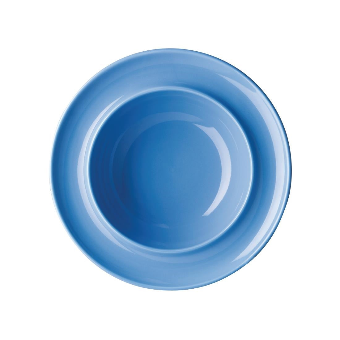 Olympia Heritage Raised Rim Bowl Blue 205mm product image