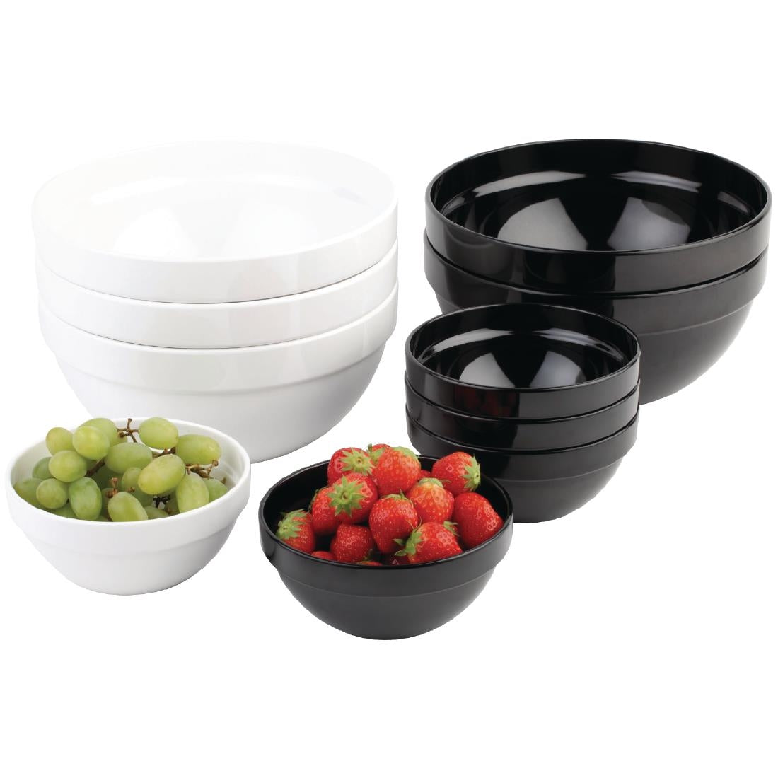 APS Frames White 0.5Ltr Melamine Bowl product image