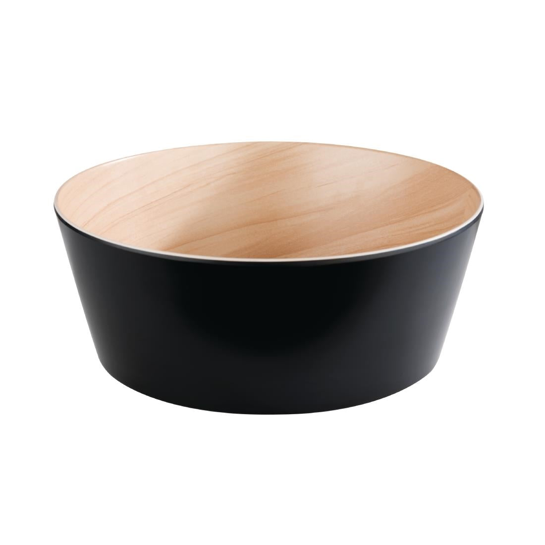 APS Frida Bowl Wood & Black 265mm 3.4Ltr product image
