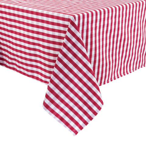 Mitre Comfort Gingham Tablecloth Red 1320 x 1320mm