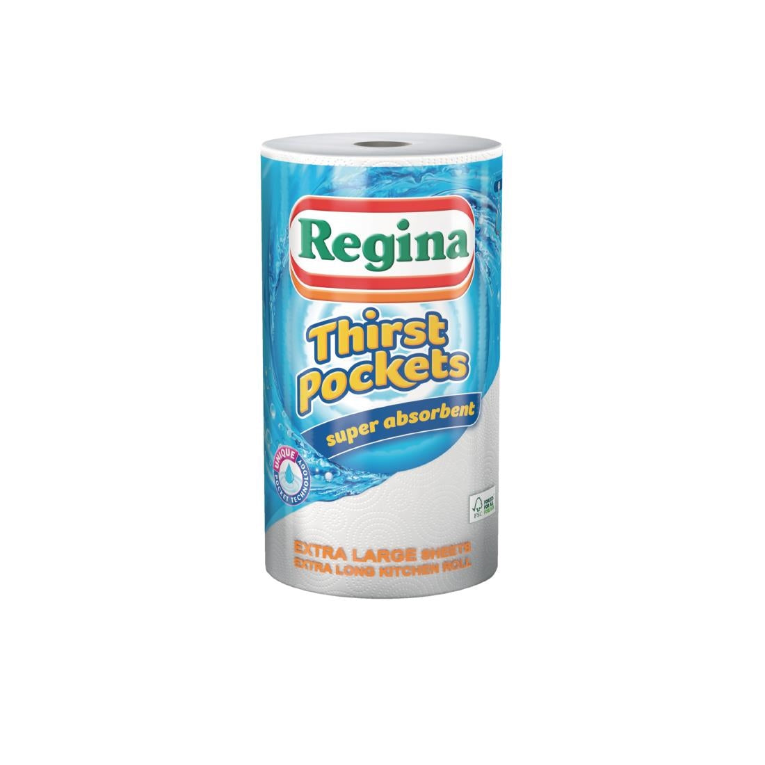 Regina Thirst Pockets Kitchen Roll White product image