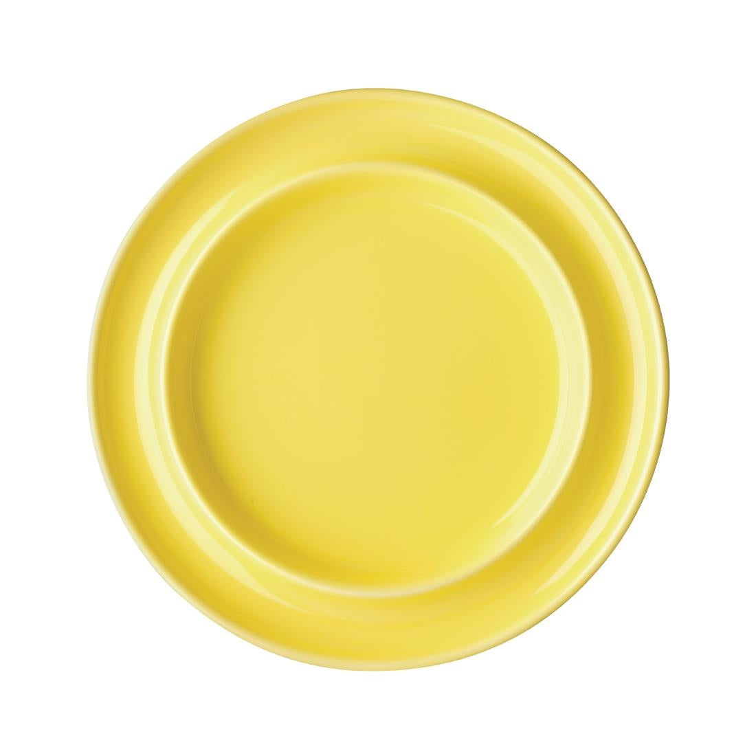 Olympia Heritage Raised Rim Plates Yellow product image
