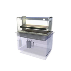 Kubus KHDL3 Drop-In Heated Serve Over Counter 3x GN 1/1
