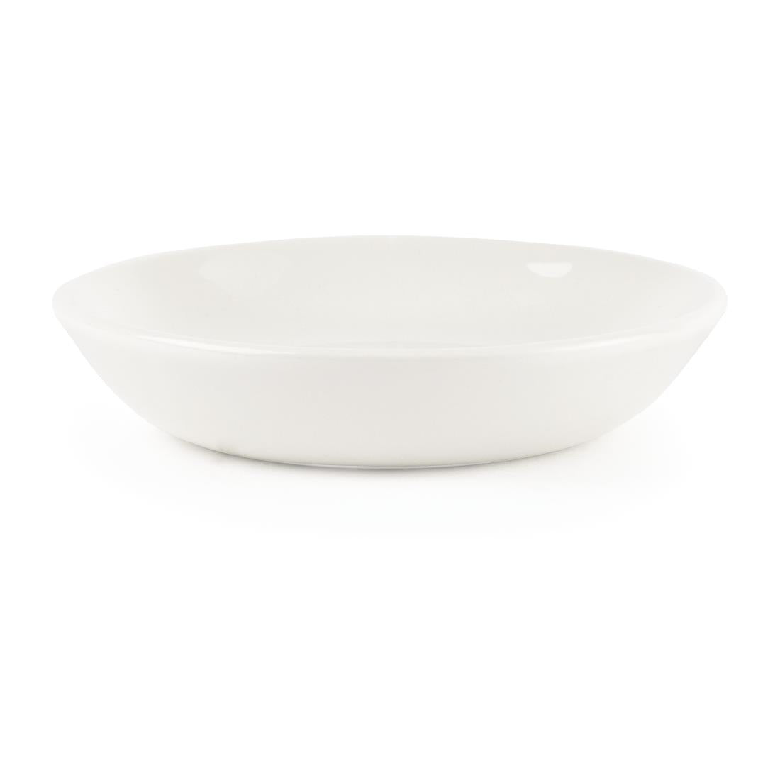 Churchill Plain Whiteware Butter Dish product image