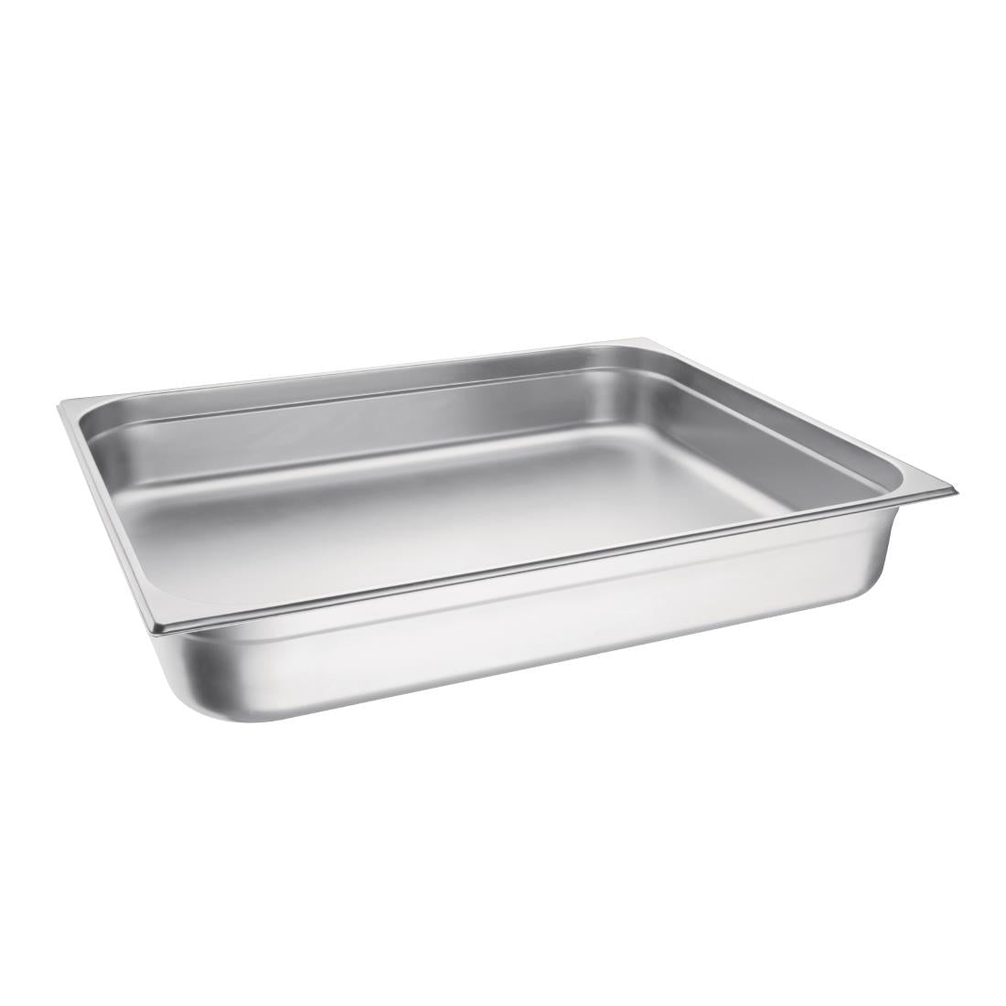 Vogue Stainless Steel 2/1 Gastronorm Tray product image