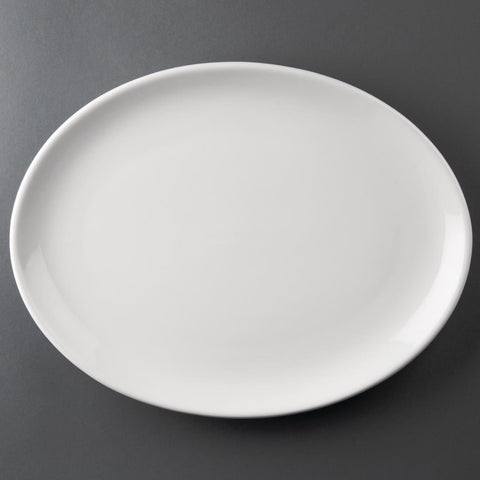 Olympia Athena Oval Coupe Plates 305 x 241mm (Pack of 6)