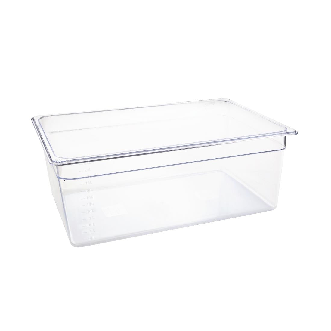 Vogue Polycarbonate 1/1 Gastronorm Container product image