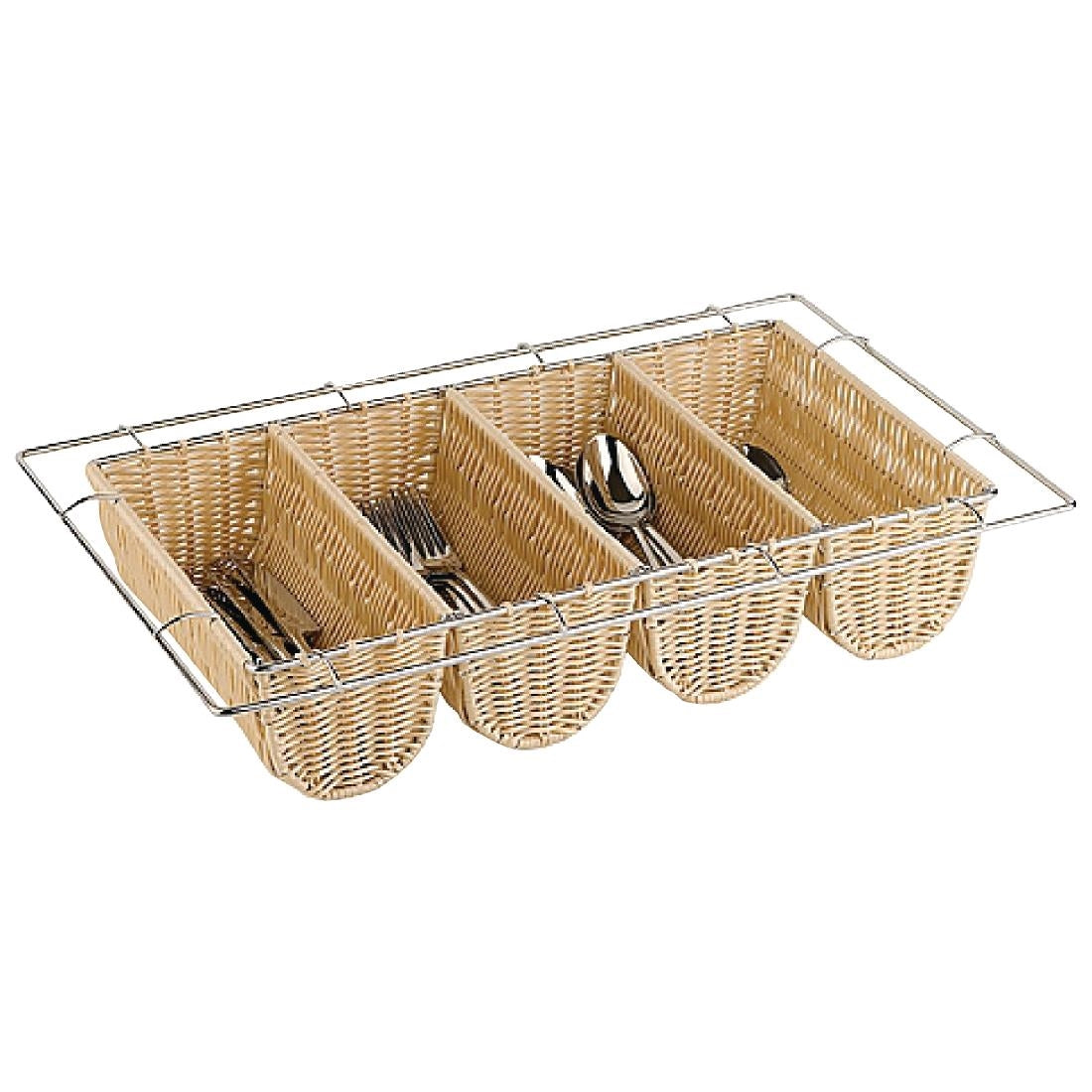 APS Rattan Cutlery Dispenser product image