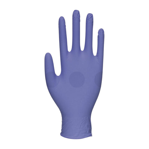 Biotouch Single Use Glove Violet Blue Nitrile Powder Free Size Medium (Pack of 100)