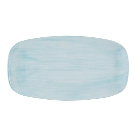 Churchill Stonecast Canvas Breeze Chef's Oblong Plates 350x187mm (Pack of 6)