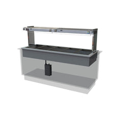 Kubus KHBM5 Drop-In Dry Heat Bain Marie 5 x 1/1 GN