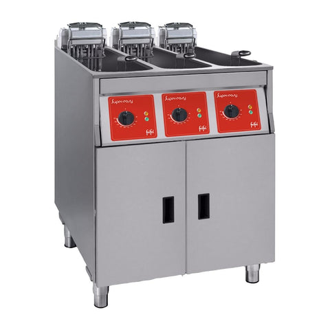 FriFri Super Easy 633 Electric Free Standing Triple Tank Fryer SL633L31N0