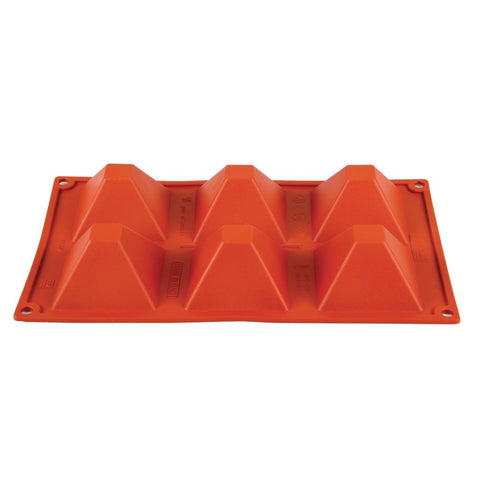 Pavoni Formaflex Silicone Pyramid Mould 6 Cup product image
