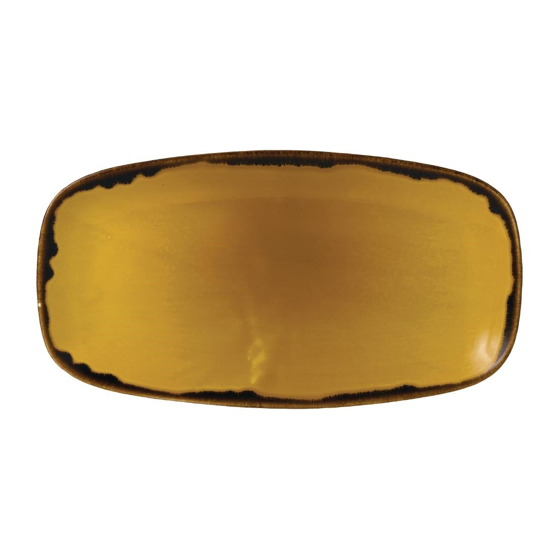 Dudson Harvest Mustard Chef's Oblong Plate product image