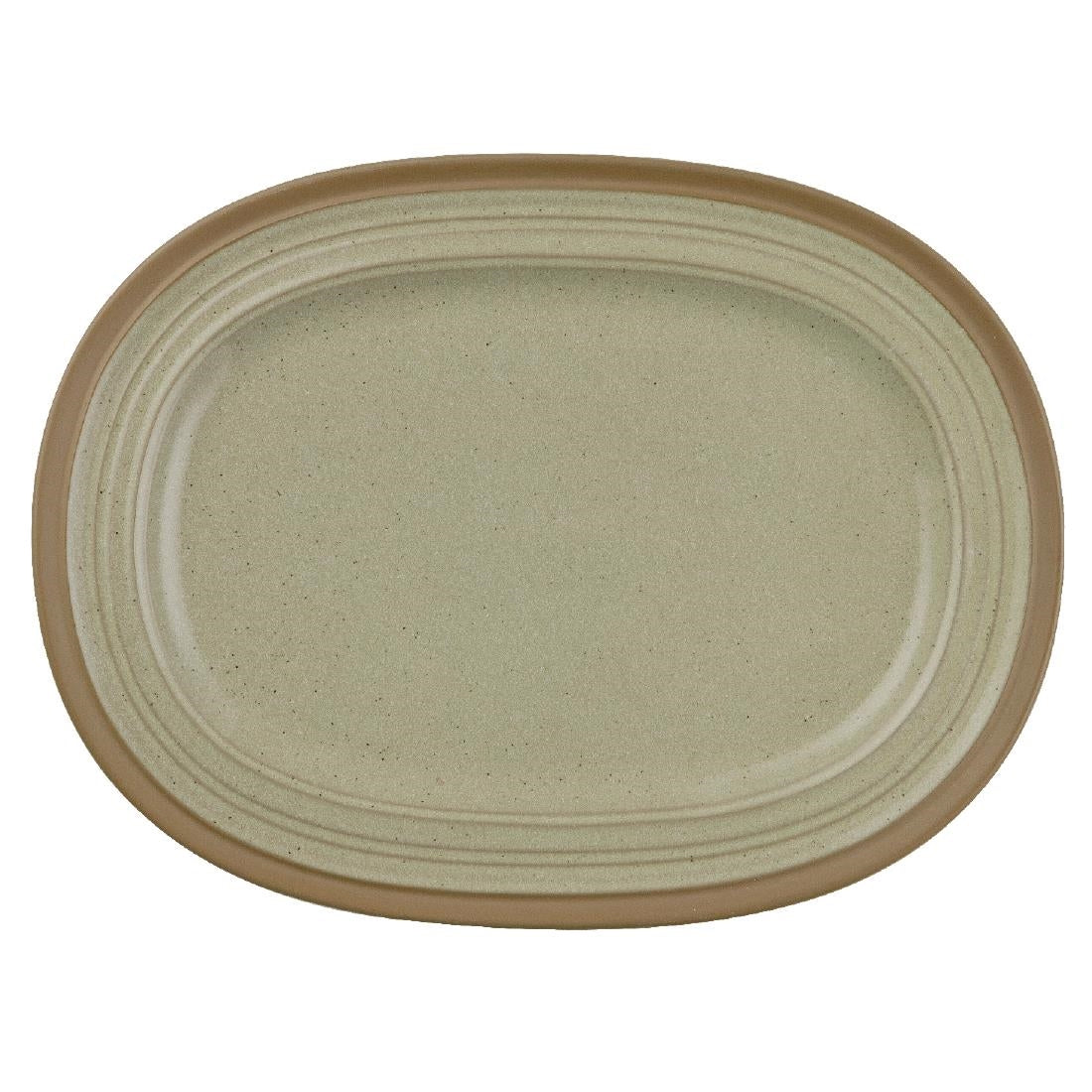 Churchill Igneous Stoneware Oval Plates 320mm product image
