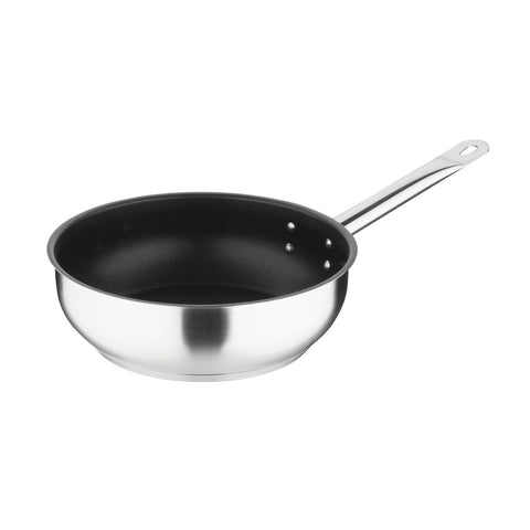 Vogue Non-stick Teflon Stainless Steel Platinum Plus SautÃ© Pan 240mm