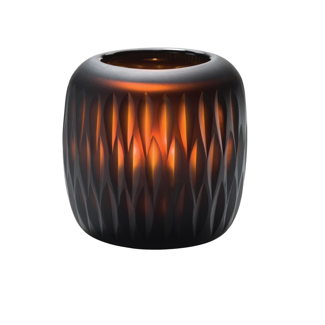 Hollowick Mystic Black & Amber Glass Votive product image