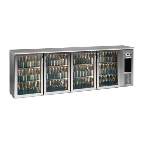 E3 4 x glass door undercounter bottle cooler