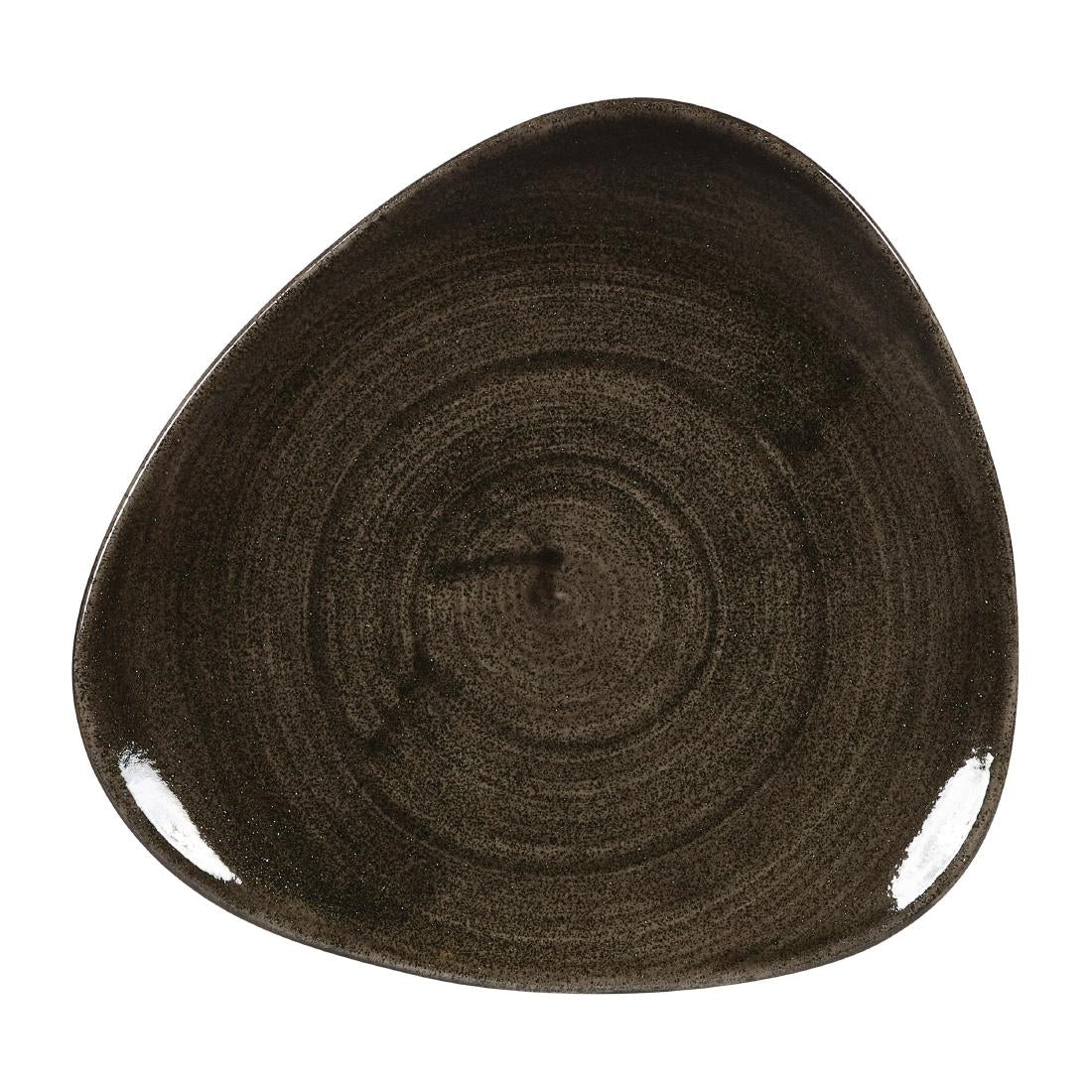 Churchill Stonecast Patina Lotus Plates Iron product image