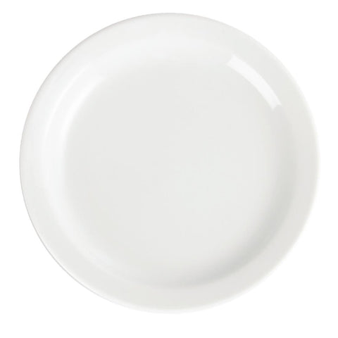 Olympia Whiteware Narrow Rimmed Plates 150mm (Pack of 12)